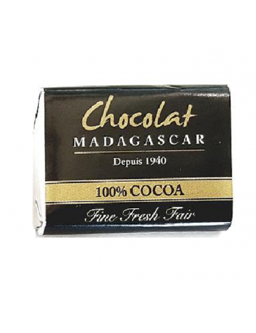 Paquet de 100 napolitains Chocolat Madagascar 100% cacao